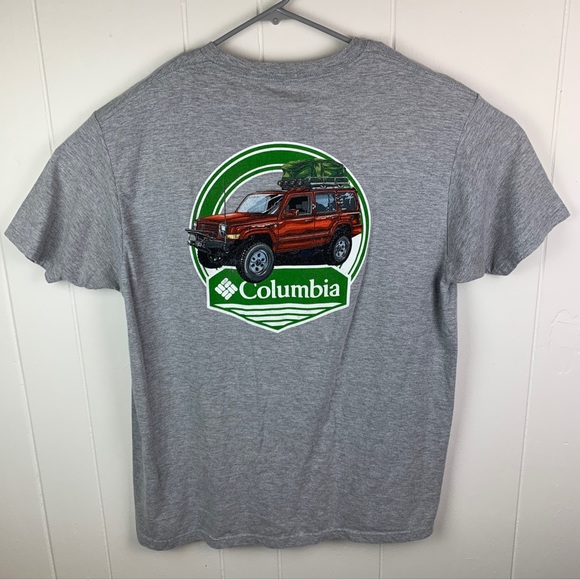 Columbia Short Sleeve Shirt Gray Men’s Extra Large - Picture 1 of 4